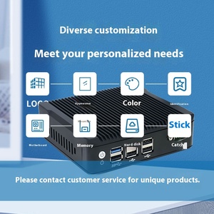 Yanling N3 <strong>Mini</strong> PC Portable Industrial <strong>Computer</strong> 6 <strong>USB</strong> Ports Two-Port Support Fanless Design Low Power Consumption Embedded - Product Image 4