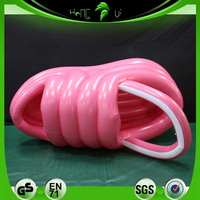 Chaussons gonflables géants en PVC rose pour publicité extérieure – Ballons publicitaires en forme de chaussures gonflables à vendre