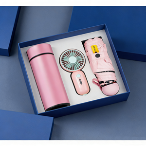 Set Regalo Aziendale Promozionale 2026, Articoli Regalo, Tazza Termica, Ombrello con Ventilatore, Set Regalo per Donne - Product Image 4