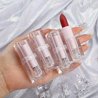 Lápices Labiales de Larga Duración, Lindos Lápices Labiales Rojos Personalizados, Lápiz Labial Vegano Resistente al Agua, Maquillaje de Marca Privada