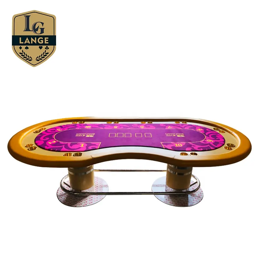 Dimensão de mesa de poker do aço inoxidável 96 polegadas para jogos de jogo