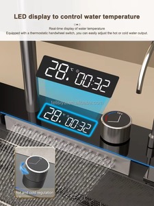 Esclusivo <span class=keywords><strong>Lavello</strong></span> da Cucina Grande in Acciaio Inox 304 Smart <span class=keywords><strong>con</strong></span> Doppia Vasca e <span class=keywords><strong>Rubinetto</strong></span> Quadrato Multifunzionale per Hotel e Ristoranti - Product Image 5