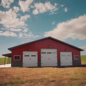Entrepôt en métal de conception à faible coût personnalisé en Chine Structure d'ombrage en acier Bâtiment préfabriqué Maison préfabriquée en bambou - Product Image 4