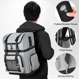 Sac à dos isotherme imperméable en nylon de grande taille OEM/ODM pour hommes <span class=keywords><strong>et</strong></span> femmes, double compartiment, anti-fuite, plage, camping, pique-nique, voyage, 26L - Product Image 5