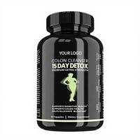Capsules de nettoyage du côlon de 15 jours, 30 ml (30 pièces) pour adultes - Améliore l'immunité et la gestion de l'énergie