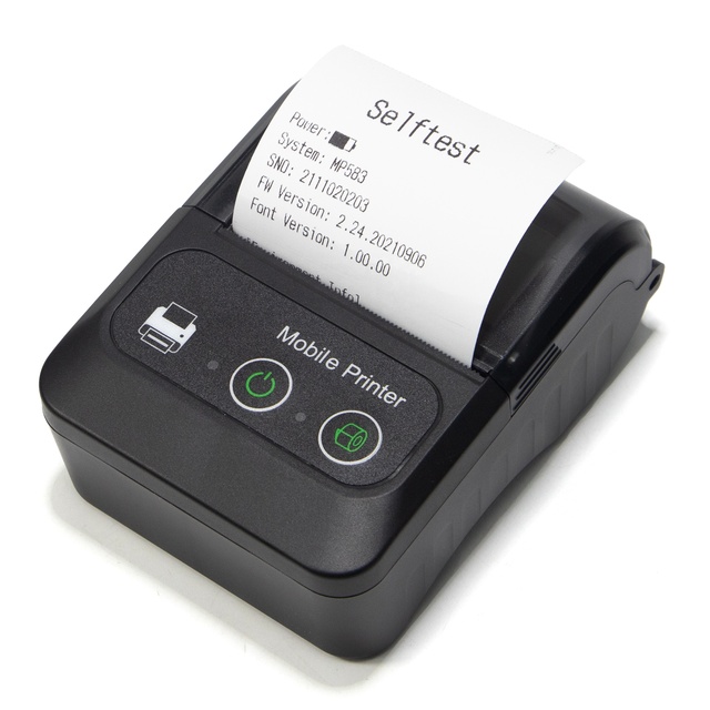 Thermal POS Receipt Printer Portable Bluetooths Mobile Printer Thermal Mini Portable Android Thermal Printer