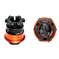 Adaptateur à dégagement rapide Simagic QR-A en acier inoxydable orange de haute qualité pour base de volant et volants Simagic Alpha EVO