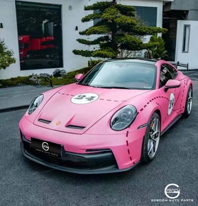 Pare-chocs de voiture pour <span class=keywords><strong>2018</strong></span> + Porsche <span class=keywords><strong>911</strong></span> 992 mise à niveau vers <span class=keywords><strong>GT3</strong></span> auto accessoires extérieurs pare-chocs avant pare-chocs arrière - Product Image 6