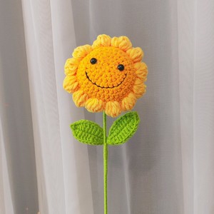 Girasoles de Ganchillo Hechos a Mano, Flores Tejidas, Ramo de Flores de Punto, Regalos para Navidad y San Valentín, Flor de Ganchillo - Product Image 5