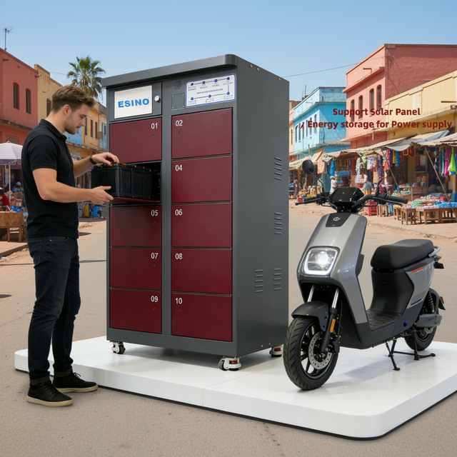 Benin E-moto Battery Swap Solution Battery As a Service (BAAS) for Moto Benin Battery for Rent