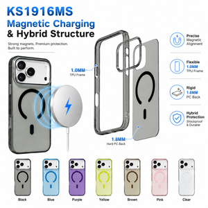 KingSoul Magnetic <b>Wireless</b> <b>Charging</b> TPU+PC Hybrid Shockproof Waterproof Ins Style Mobile Phone <b>Cases</b> for Motorola/Google for - Product Image 4