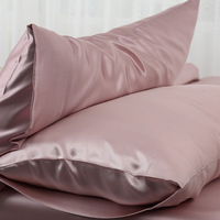 Taie d'oreiller en soie personnalisable double couche 19MM 100% pure soie de mûrier Oeko-Tex Charmeuse
