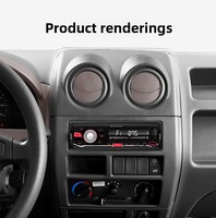 Reproductor MP3 Universal para Auto, Radio FM, Cargador USB Doble, Reproducción desde Memoria