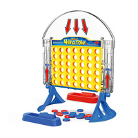 Jeu de société éducatif pour enfants, jeu de connexion 3 en ligne, petit éléphant rebondissant en plastique, jeu de bureau pour la famille