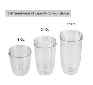 Vasos de repuesto 24oz <span class=keywords><strong>Blender</strong></span> Cup Repuestos para NutriBullets 600W y 900W <span class=keywords><strong>Blender</strong></span> - Product Image 4