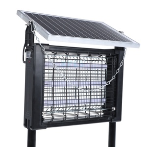 เครื่องดักยุงพลังงานแสงอาทิตย์กลางแจ้ง ควบคุมด้วยแสงอัจฉริยะ แบตเตอรี่ 4000mAh พร้อมตาข่ายป้องกันความปลอดภัย โรงงานผลิตแบบ OEM ODM - Product Image 3