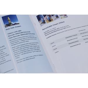 157g 110x110mm China op maat gemaakte kartonnen handgeschreven prachtige promotionele parfum SPA autowas kleding geweven gelamineerde brochure - Product Image 2