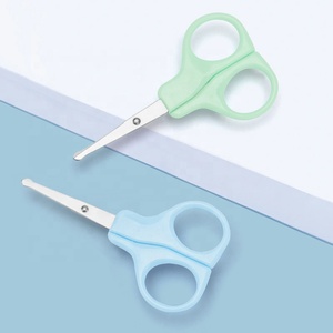 Safety Baby Care Baby <strong>Scissors</strong> <strong>for</strong> Baby <strong>Nail</strong> Trimmer Safety Cutting Home Nose Hair Round Head Eyebrow Beauty <strong>Scissors</strong> - Product Image 3