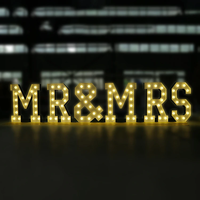 Letras LED Gigantes Personalizadas CARREY, Letras Luminosas, Letreros, Decoración Nocturna, Decoración para Eventos al Aire Libre, Letrero LED de Feliz Cumpleaños