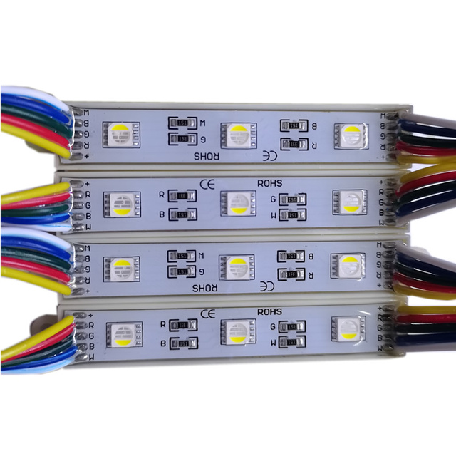 Super Bright 12v 3 Leds Smd 5050 Channel Sign Modul Waterproof RGBW Led Module