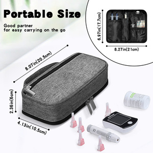 Insulin <b>Cooling</b> Pack Portable Travel Case Neoprene Zipper Closure Medical Storage <b>Bag</b> - Product Image 5