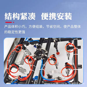 โมดูลเปลี่ยนเร็วแบบวงกลม QC200 และ QC90 สำหรับแขนหุ่นยนต์ พร้อมคุณสมบัติล็อคตัวเอง ใช้ในอุตสาหกรรม การแพทย์ และอาหาร - Product Image 4