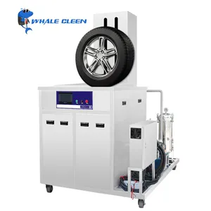 Blue Whale Customized Car Wheel Rim Ultrasonic Cleaner Vehicle Tire Washing Machine with Lift