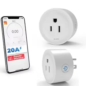KLASS Alexa Google Home Tuya Smart Power Strip Socket Remote Control Mini Wifi Smart Plug Commercial Zigbee Plug in Stock 10A