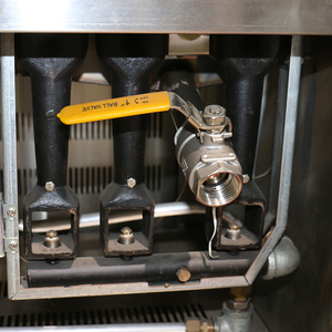 Freidora eléctrica Vertical personalizada <span class=keywords><strong>de</strong></span> acero inoxidable, cilindro único, 2 cestas, temporizador, con armario - Product Image 4