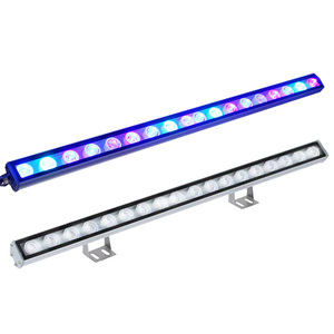 Vente d'usine Reef <span class=keywords><strong>Aquarium</strong></span> Bar Full Spectrum Blue Plus UV <span class=keywords><strong>LED</strong></span> <span class=keywords><strong>Aqua</strong></span> Bar Light <span class=keywords><strong>60</strong></span>/90/120/150cm avec minuterie gradateur support réglable - Product Image 1