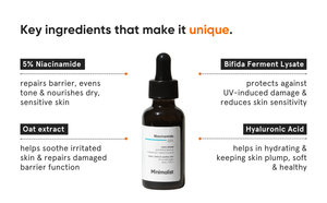 Logo personnalisé 5% <span class=keywords><strong>Niacinamide</strong></span> avec 1% d'acide hyaluronique sérum ordinaire pour le visage pour l'hydratation minimiseur de pores efface les marques d'acné - Product Image 5