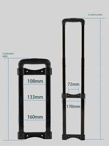 T819R Metal 2-Stage Telescopic Adjustable Durable Trendy <b>Trolley</b> Handle with Waterproof User-Friendly Design <b>Luggage</b> Accessories - Product Image 5