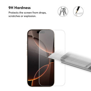 ฟิล์มกระจกนิรภัย HD Clear สำหรับ iPhone 17 Pro Max ป้องกันรอยขีดข่วน ระดับ 9H - Product Image 3
