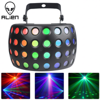 Projecteur de scène LED RGBW ALIEN 2*15W à effet papillon, contrôle sonore DMX512, IP65, pour discothèque, DJ, soirée, KTV, bar, club, équipement d'éclairage