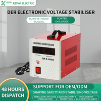 DER 2200W Régulateur de relais de tension à affichage LCD monophasé 220V Stabilisateur de système automatique de tension stable