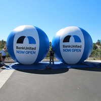 Ballon gonflable en PVC imprimé personnalisé 1m 2m 3m 4m 5m 6m 7m 8m Ballon gonflable publicitaire sphère publicitaire grand ballon volant à l'hélium