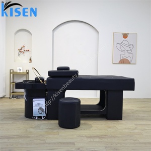 Cama de Hidroterapia KISEN Multifuncional de Cuero Sintético Japonés para Terapia Capilar, Masajes y SPA con Circulación de Agua - Product Image 4