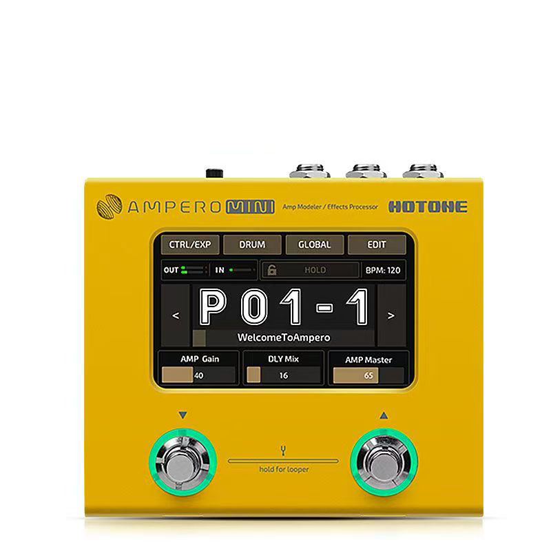 Hotone ampero mini-jaune doré