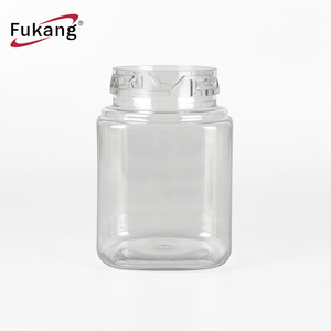 Bình vuông với CRC Cap, Gummy vuông <span class=keywords><strong>l</strong></span>ọ nhựa - Product Image 6