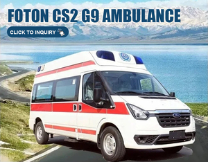 โรงงานจีน FOTON CS2 G9 รถพยาบาล รถบรรทุกพยาบาล ผลิตยานพาหนะฉุกเฉิน ผู้จัดจำหน่ายรถพยาบาล ราคาดี - Product Image 2