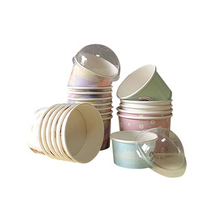 <span class=keywords><strong>Gobelet</strong></span> <span class=keywords><strong>en</strong></span> papier personnalisé biodégradable et écologique pour emporter, avec couvercle et cuillères <span class=keywords><strong>en</strong></span> <span class=keywords><strong>bois</strong></span> - Product Image 2