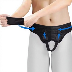 PROFIT SPORTS Elastic <b>Hip</b> Groin Stabilizer <b>Brace</b> Foam PU Material Breathable Quick Dry <b>Support</b> Men All Seasons Black Mesh Guard - Product Image 1