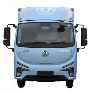 Camion léger électrique Dongfeng 4x2 à conduite à gauche, capacité 1-10t, véhicule de transport à énergie nouvelle Euro 5 avec caméra arrière, bleu - Product Image 1