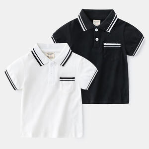 Nueva Camiseta Polo Infantil Premium de Algodón Colorida con Estampado para Niño de Proveedor Chino - Product Image 2