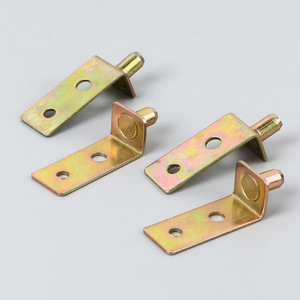 Support d'angle rotatif en acier laminé à froid Li Hai Hardware, type axe, pour support d'étagère de meuble, connecteur pivotant en forme de L - Product Image 1