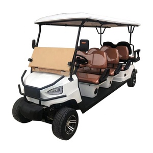 Voiturette de golf électrique 6 places, haute stabilité, usage commercial, batterie sans entretien, certifiée CE, autonomie 90 km+ - Product Image 2