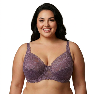 Soutien-gorge à armatures grande taille personnalisé, couvrance totale, rembourrage fin 0,4 cm, maintien élevé, effet liftant, confortable toute la journée - Offre Spéciale - Product Image 1