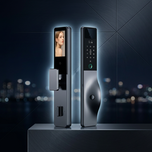 Cerradura Inteligente con Huella Dactilar y Wifi Tuya OEM ODM, Videollamada, Reconocimiento Facial 3D, Cerradura Inteligente de Aluminio para Puerta Principal con Cámara - Product Image 1