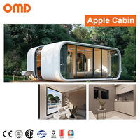 OMD prix d'usine personnalisé meilleur prixconteneur de bureau préfabriqué Apple conteneur de maison portable avec Apple cabine préfabriquée