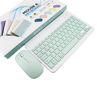 2026 Ultra Slim Portable 2.4G Wireless Gaming Keyboard Mouse Combo Logo Kustom Set Keyboard Mouse Nirkabel Baru
